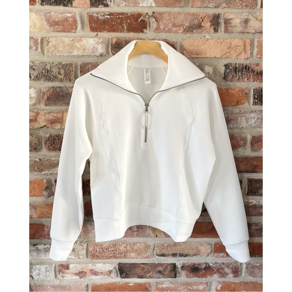 SPANX Tops - Spanx White AirEssentials Half Zip Pullover Sweatshirt, S